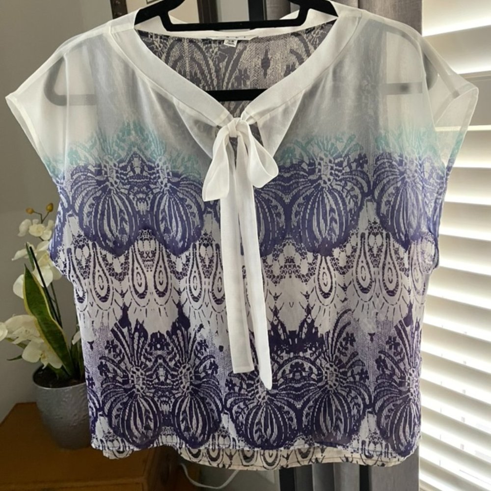 CAbi Sleeveless Double Layer Top